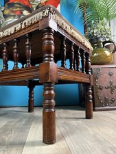 Antique Mahogany Upholstered