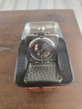 Super Mario Bros. Hatena Block Pocket Watch Fire Mario & 1up rare