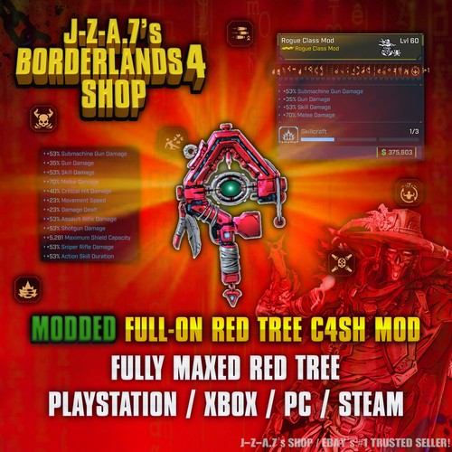 Borderlands modded red - borderlands,