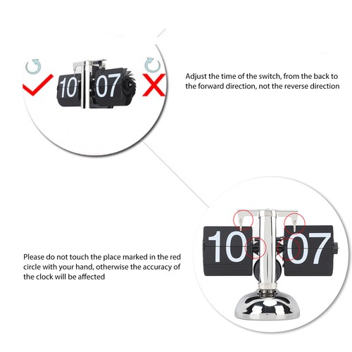 Flip clock large - flip, number