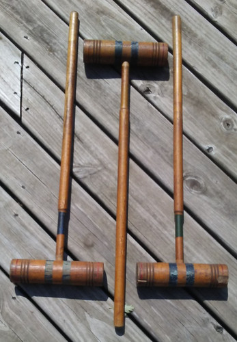 Set antique wooden - set, 3
