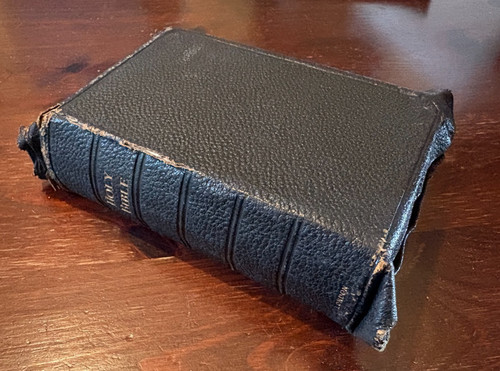 Vintage antique leather bound - antique,