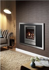 Gas fire wall inset portrait