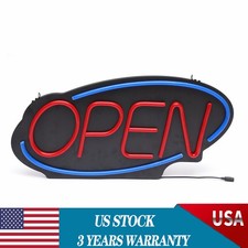 LED Open Sign Bright Neon Light Large for Restaurant Bar Pub Shop Store Business