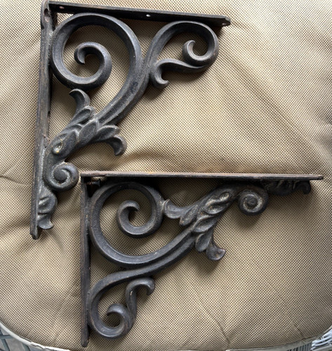 Antique shelf wall bracket - wall,