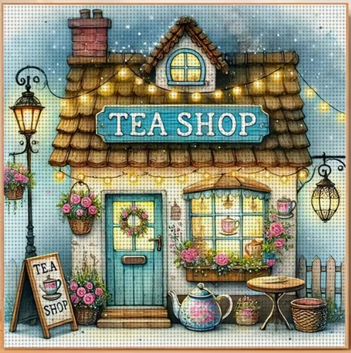 Printed cross stitch - printed, ct