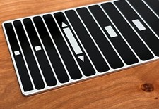 Stringmaster style lap steel guitar fretboard - 8 string aluminium 22.5" scale