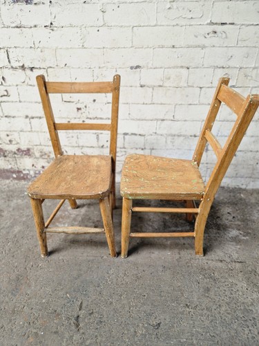 Pair school chairs - school,