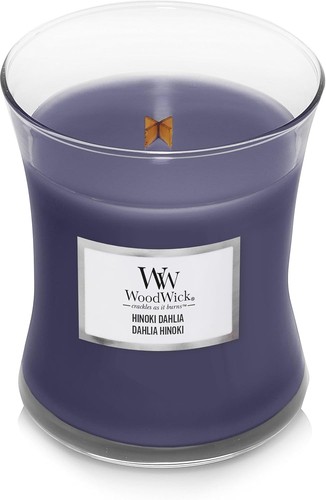 Woodwick purple medium - purple, hinoki
