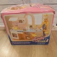 Vintage Sindy Kitchen Cafe Playset with Box - Some Minor Missing Pieces