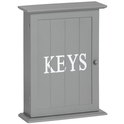 Grey gray wooden key - wooden, box