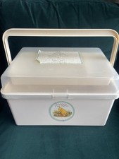 Vintage Mothercare Baby Changing Box Winnie the Pooh Cream