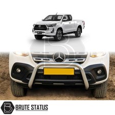 Toyota Hilux 2021+ MK9 Bull Bar Chrome ( Nudge Bumper Guard )