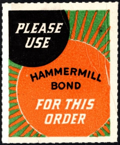 Vintage poster stamp - us,