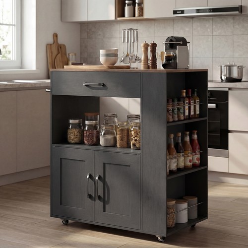 Kitchen island trolley with - kitchen,