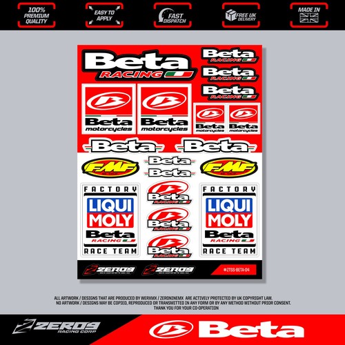 Beta stickers motocross - beta, stickers,