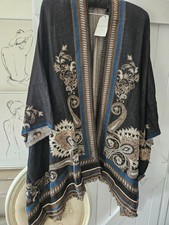 Monsoon, new, black paisley