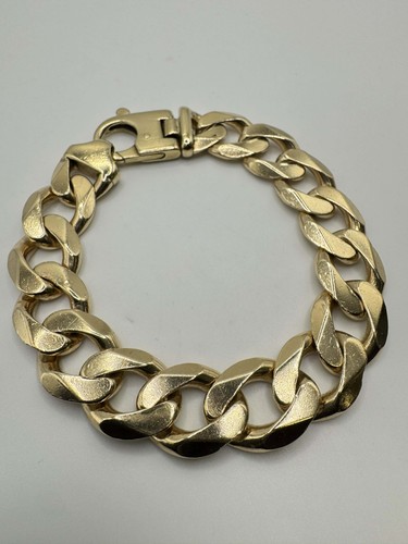 9ct monster curb bracelet - monster,