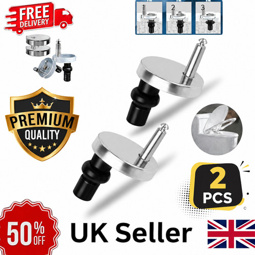 Toilet seat hinges soft - 2x,