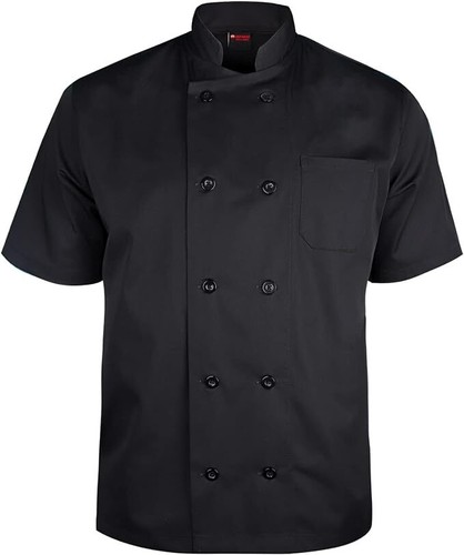 New chef jacket plastic button - new,