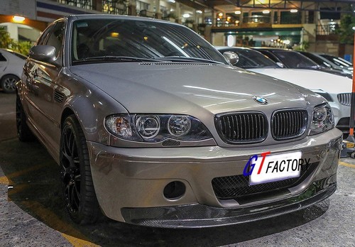 Carbon front lip spoiler - front, csl
