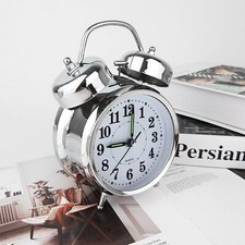 Silent Alarm Clock Double Bell
