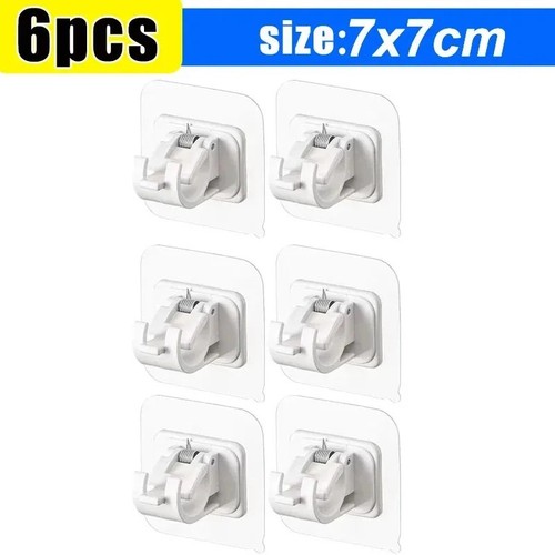 Curtain rod brackets self - curtain,