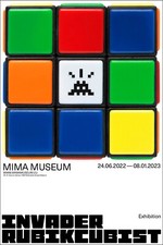 INVADER RUBIKCUBIST - Poster No. 09/10 - Limited Edition - MIMA Brussels 2022