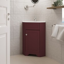 580mm Burgundy Corner