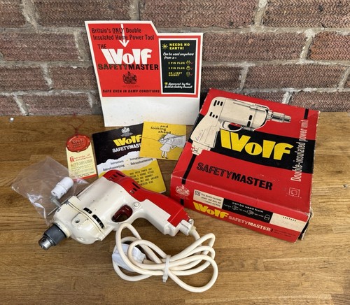 Vintage boxed wolf safety - vintage,