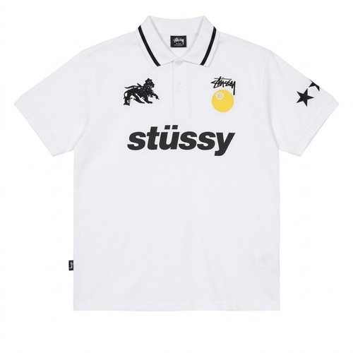 Stüssy lion football polo - stüssy,