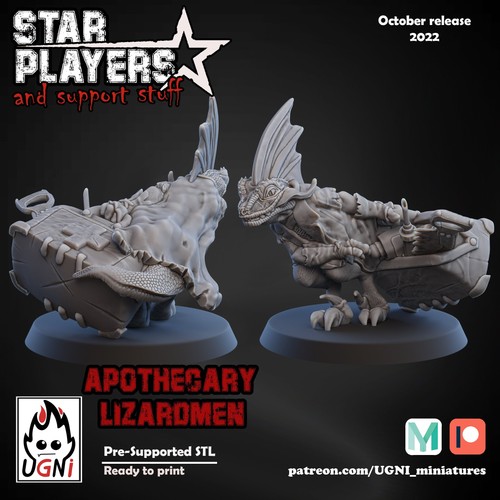 Lizardmen apothecary fantasy - lizardmen,