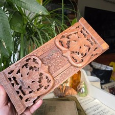 Vintage Wooden Book Trough