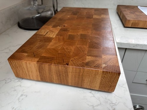 Butchers block solid oak end - solid,