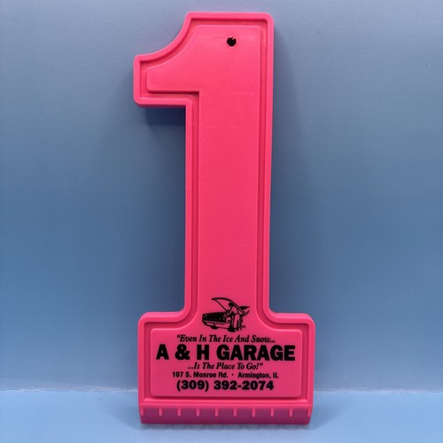 Vtg plastic advertising - plastic,
