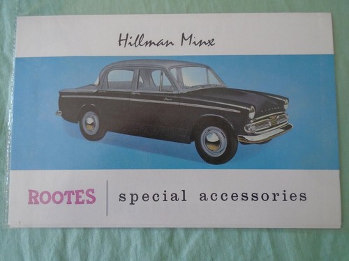 Hillman minx special - hillman,