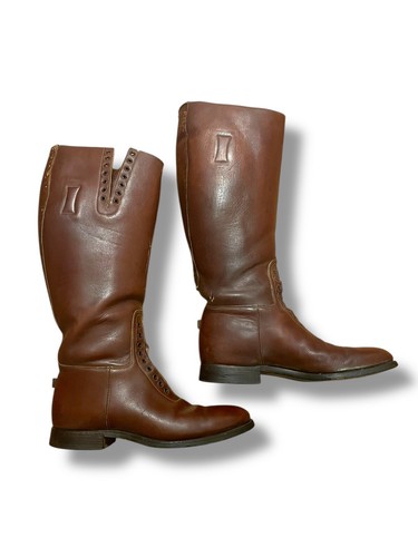 Vintage equestrian boots brown - equestrian,