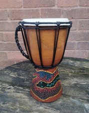 African Djembe Drum 12" Tall