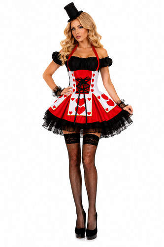 Queen hearts costume women - hearts,