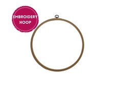 Nurge Hanging Embroidery Hoop / Frame – Perfect for Displaying Cross Stitch