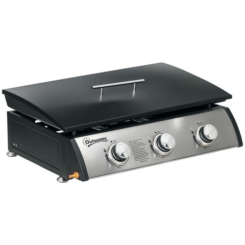 Outsunny portable gas plancha - portable,
