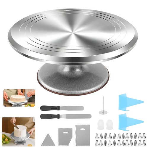 Cake turntable aluminum - cake,