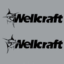 Wellcraft Boat Sticker Graphics Yacht Decals Die Cut Marine Motorboat Vinyl