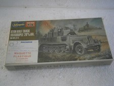 MAQUETTE HALF TRACK 8ton GERMAN QUADRUPLE 20mm AA MINI BOX HASEGAWA - 1/72