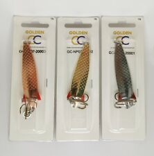 12g TOBY TOBIX Salmon Pike Lure Spinner Silver Gold Cooper Zebra NP07