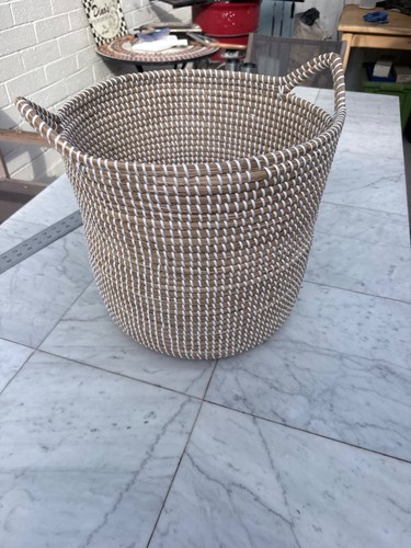 Large wicker storage basket - storage,
