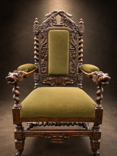 Antique carved oak - antique,