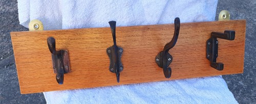 Hand made reclaimed oak hat - oak, &