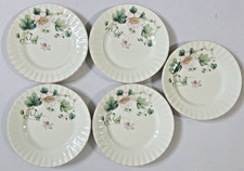 Royal Stafford Floral Side Plates Set of 5 – 6.5" Dessert / Bread Plates Vintage