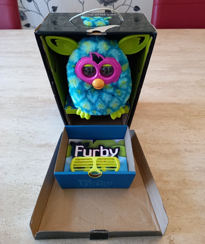 Boxed hasbro furby boom - furby, blue